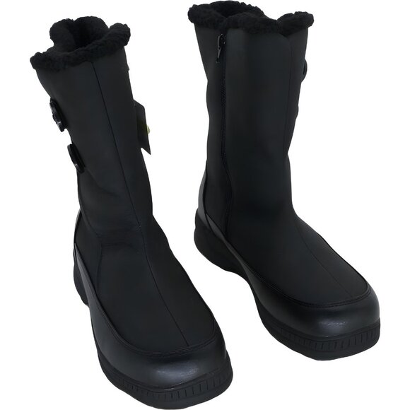 Eddie Bauer Amanda Cold Weather Side-Zip Dual-Button Boots Women's US 9 - Picture 1 of 6
